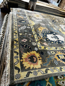 Kirsten Heiberg 9x12 Grey Hand-Knotted Oushak Rug | Banana Manor Rug Factory Outlet