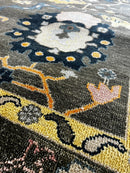 Kirsten Heiberg 9x12 Grey Hand-Knotted Oushak Rug | Banana Manor Rug Factory Outlet