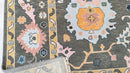 Kirsten Heiberg 9x12 Grey Hand-Knotted Oushak Rug | Banana Manor Rug Company