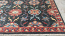 Korra 8x10 Black and Red Hand-Knotted Kashan Rug | Banana Manor Rug Company