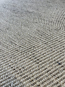 Lacey Underall 9x12.3 Handwoven White Durrie Rug | Banana Manor Rug Company