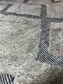 Lachy Hulme 5.6x8.3 Hand-Knotted Modern Rug Ivory and Grey Moroccan | Banana Manor Rug Factory Outlet