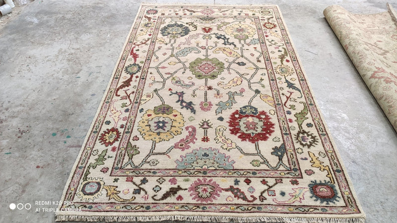 Lana Hand-Knotted 5x8 Oushak | Banana Manor Rug Company