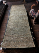 Lana Turner 2.6x8 Aqua Handwoven Jute Soumak Runner | Banana Manor Rug Factory Outlet