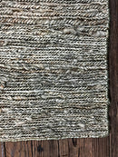 Lana Turner 2.6x8 Aqua Handwoven Soumak Runner | Banana Manor Rug Company