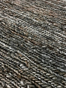 Lana Turner 2.6x8 Aqua Handwoven Soumak Runner | Banana Manor Rug Company