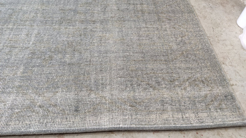 Lanita 9x12 Grey Hand-Knotted Oushak Rug | Banana Manor Rug Company