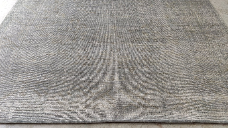 Lanita 9x12 Grey Hand-Knotted Oushak Rug | Banana Manor Rug Company