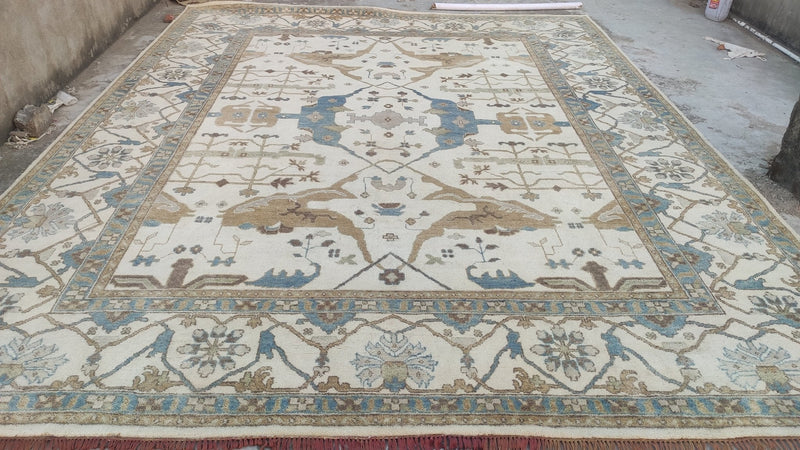 Lara Hand-Knotted 8.3x10 Oushak | Banana Manor Rug Company