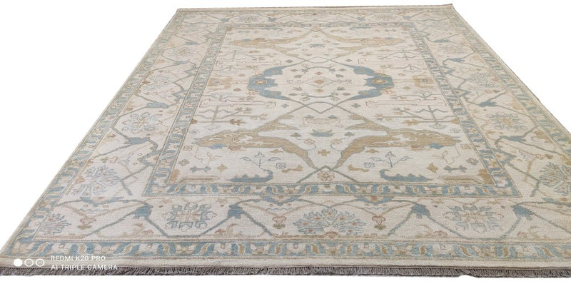 Lara Hand-Knotted 8.3x10 Oushak | Banana Manor Rug Company