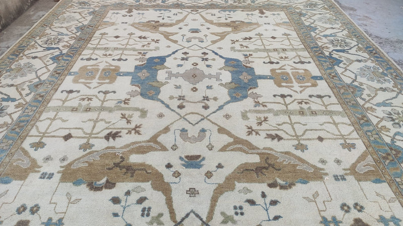 Lara Hand-Knotted 8.3x10 Oushak | Banana Manor Rug Company