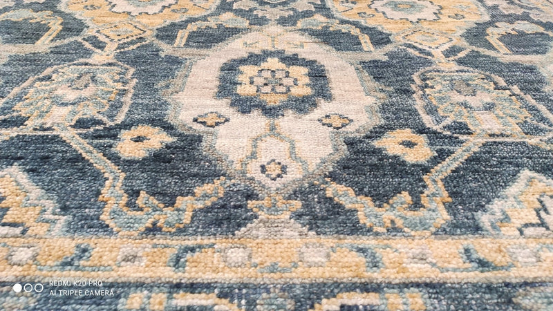 Lars 8x10 Hand-Knotted Oushak | Banana Manor Rug Company