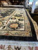 Lauren Graham 9x12 Grey and Ivory Hand-Knotted Oushak Rug | Banana Manor Rug Factory Outlet