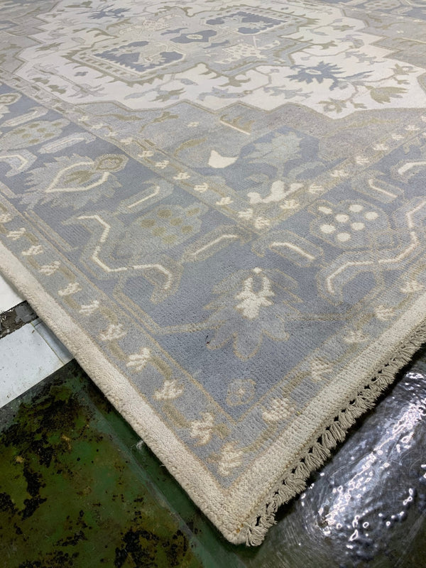 Laurie 8x10 Hand Knotted Oushak | Banana Manor Rug Company