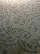 Lavender 5x7.9 Ivory and Silver Hand-Knotted Modern Rug | Banana Manor Rug Company