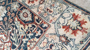 Lene Nystrøm 8x10 Blue and Beige Hand-Knotted Allover Rug | Banana Manor Rug Company