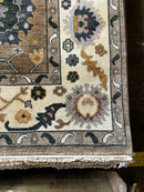 Lennox 9x11.9 Light Brown and Ivory Hand-Knotted Oushak Rug | Banana Manor Rug Company