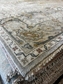 Leon 9x12 Light Green Hand-Knotted Oushak Rug | Banana Manor Rug Company