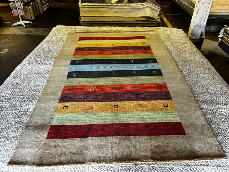 Leonardo 5x7/5x8 Handwoven Gabbeh Rugs (Assorted Styles) | Banana Manor Rug Factory Outlet