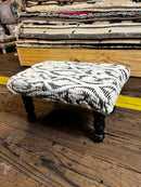 Liam Payne Wooden Upholstered Stool 12x17x9 | Banana Manor Rug Company