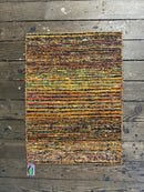 Lil' Dickie 2x3 Assorted Hand-Knotted Sari Silk Rugs | Banana Manor Rug Factory Outlet