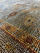 Lillian Müller 8x10 Grey and Beige Hand-Knotted Oushak Rug | Banana Manor Rug Company