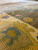 Lilou 8x9.9 Grey and Ivory Turkish Oushak Rug | Banana Manor Rug Factory Outlet