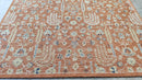 Linnea Berthelsen 7.9x9.9 Rust and Beige Hand-Tufted Rug | Banana Manor Rug Company
