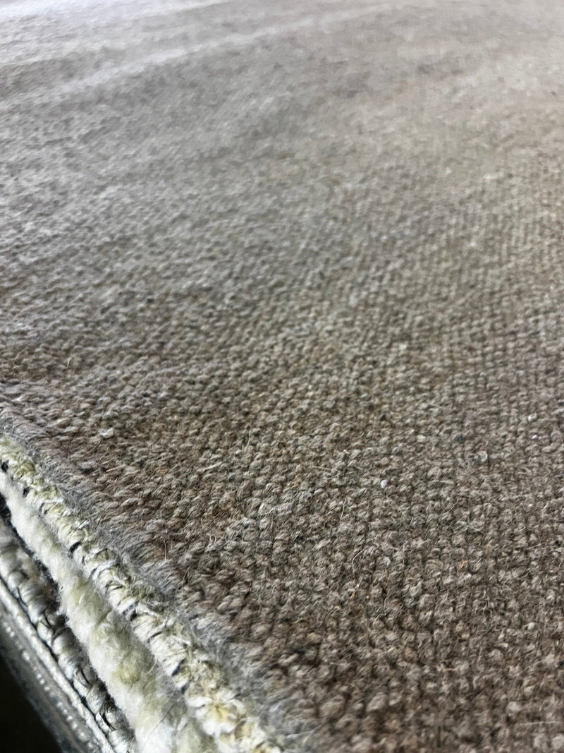 Linus Jackson Grey Handwoven Pet Yarn Durrie Rug (Multiple Sizes & Styles) | Banana Manor Rug Factory Outlet