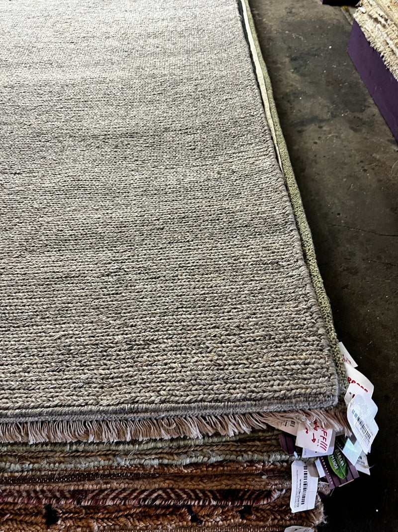 Linus Jackson Light Brown Handwoven Pet Yarn Durrie Rug (Multiple Sizes) | Banana Manor Rug Factory Outlet