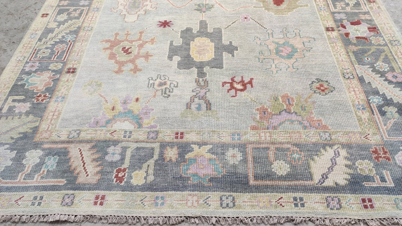 Lisa 8x10 Hand-Knotted Custom Oushak | Banana Manor Rug Company