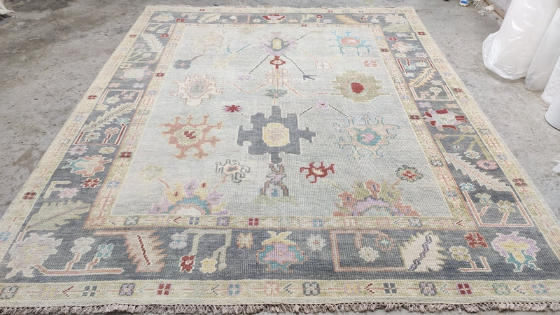 Lisa 8x10 Hand-Knotted Custom Oushak | Banana Manor Rug Company