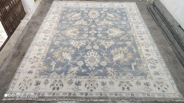 Lisa Hand-Knotted 9x11.9 Oushak | Banana Manor Rug Company