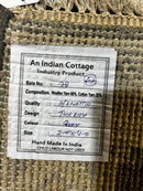 Lisa Henderson 2x4 Grey and Silver Hand-Knotted Oushak Rug | Banana Manor Rug Factory Outlet