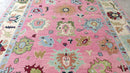 Lisa Loven Kongsli 9x12 Pink and Ivory Hand-Knotted Oushak Rug | Banana Manor Rug Company