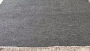 Little Bill 8x10 Handwoven Gray Durrie Rug | Banana Manor Rug Company