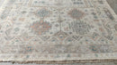 Liz 8.9x12.3 Ivory Hand-Knotted Oushak Rug | Banana Manor Rug Company