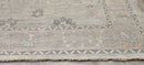 Liz Smith 9.9x13.9 Grey and Tan Hand-Knotted Oushak Rug | Banana Manor Rug Company
