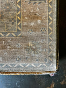 Liz Smith 9.9x13.9 Grey and Tan Hand-Knotted Oushak Rug | Banana Manor Rug Company