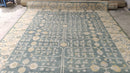 Lizzie McGuire 9x12 Light Blue and Ivory Hand-Knotted Oushak Rug | Banana Manor Rug Company
