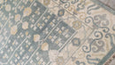 Lizzie McGuire 9x12 Light Blue and Ivory Hand-Knotted Oushak Rug | Banana Manor Rug Company