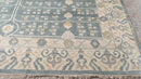 Lizzie McGuire 9x12 Light Blue and Ivory Hand-Knotted Oushak Rug | Banana Manor Rug Company