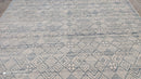 Long Duk Dong AKA The Donger 8x10 Light Blue and Ivory High Low Hand-knotted Rug | Banana Manor Rug Company