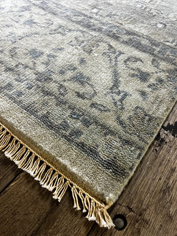 "Lotte" Hand-Knotted Oushak Sample 8x10 | Banana Manor Rug Company