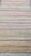 Louis Tully 2.6x6 Handwoven Multi-Colored Jute Runner | Banana Manor Rug Company