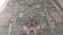 Louise 9x12.6 Light Green Hand-Knotted Oushak Rug | Banana Manor Rug Company