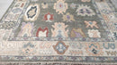 Louise Brooks 9x12 Light Green Hand-Knotted Oushak Rug | Banana Manor Rug Company