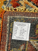 Lubna Azabal 6x9 Rust Hand-Knotted Allover Rug | Banana Manor Rug Company