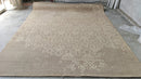 Lucy Bennet 8x10 Brown and Tan Hand-Knotted Modern Rug | Banana Manor Rug Company