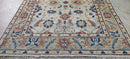 Lynda Murray Grey and Tan Hand-Knotted Oushak Rug 8x10 | Banana Manor Rug Company
